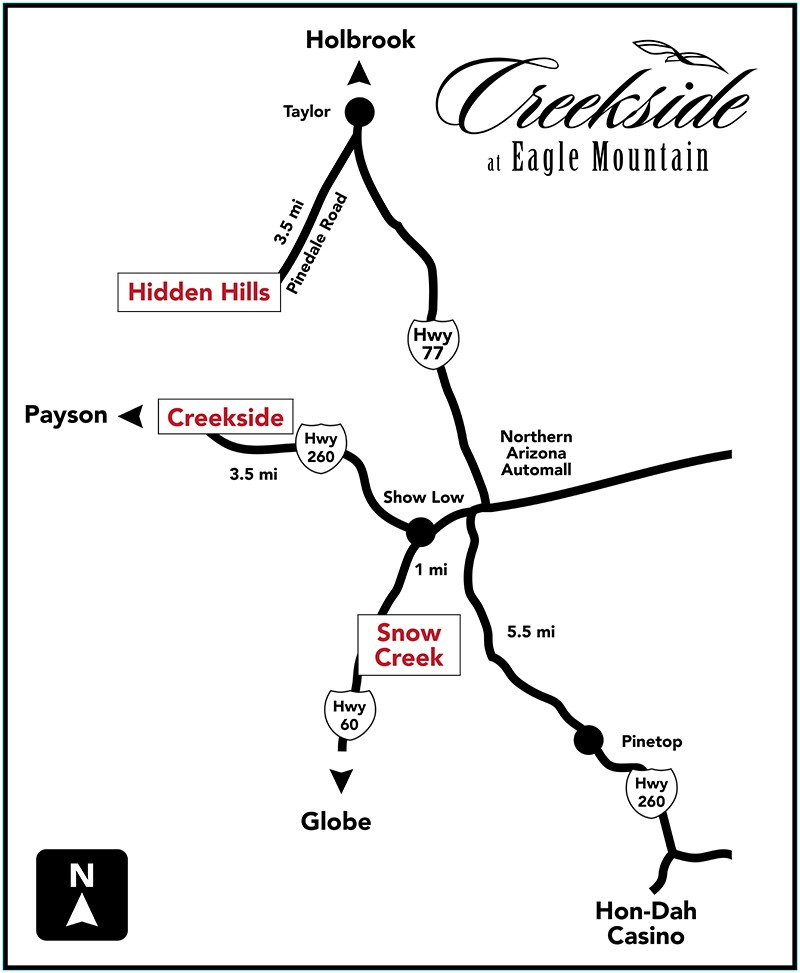 Creekside at Eagle Mountain Location Map Creekside at Eagle Mountain Location Map